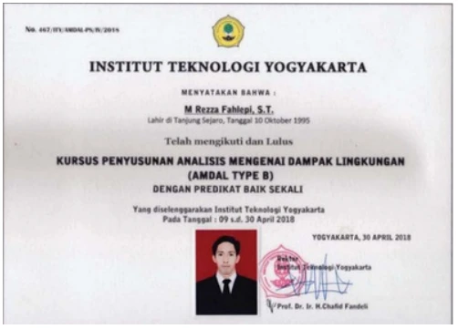 Dokumen Penyusunan AMDAL (Type B), Institut Teknologi Yogyakarta · M. Rezza Fahlepi
