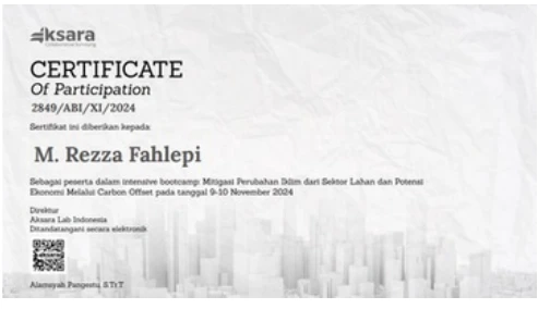 Dokumen Mitigasi perubahan iklim & carbon offset, Aksara · M. Rezza Fahlepi